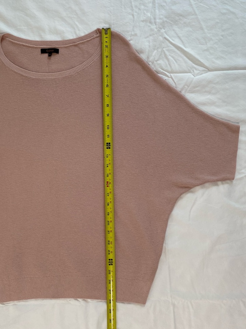 Quince Lightweight Cotton-Cashmere Dolman Sweater XL - Picture 8 of 11